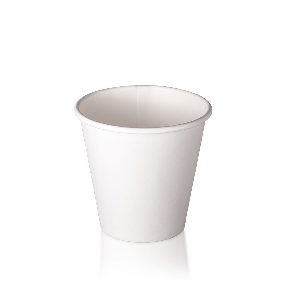CUPS COFFEE WHITE PAPER SINGLE WALL 8OZ PINNACLE 50PC (20SL) | Reliable ...