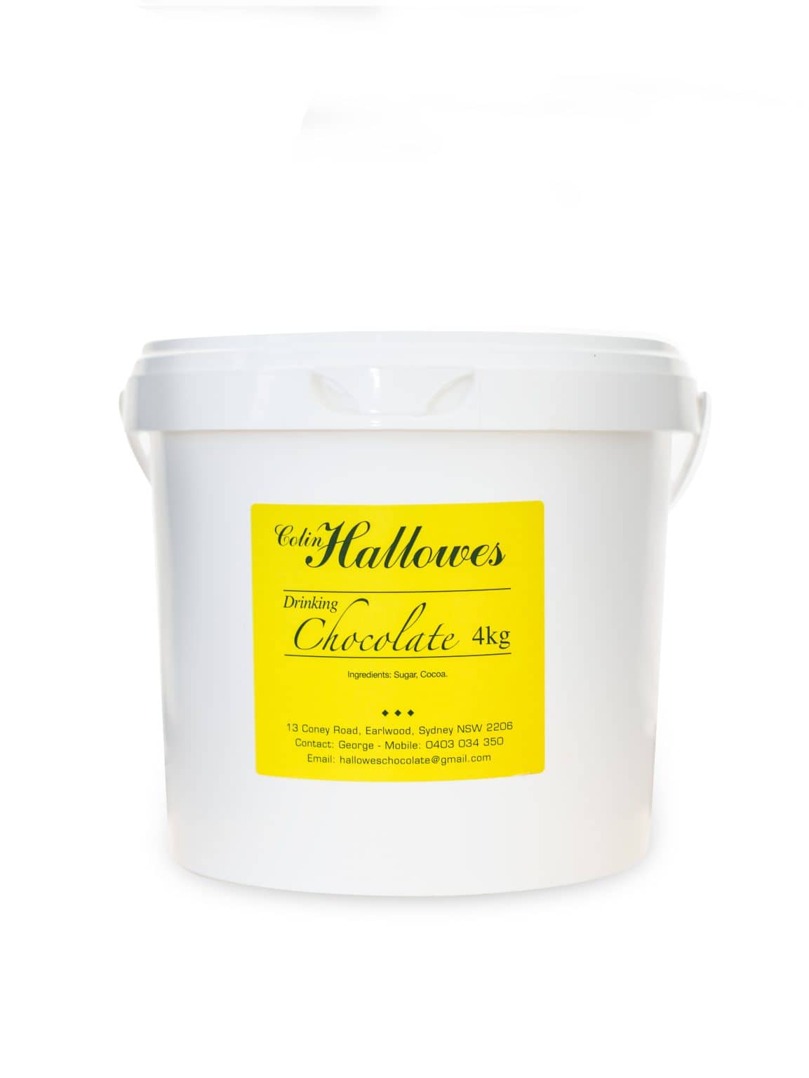 Chocolate Drinking Dark Powder 4KG Colin Hallowes Reliable Food chocolate-drinking-dark-powder-4kg-colin-hallowes-reliable-food
