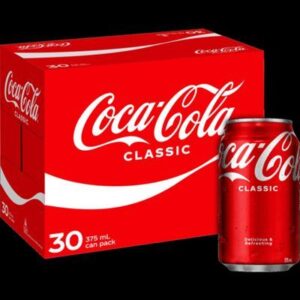 DRINK CAN COCA COLA (COKE) 30X375ML