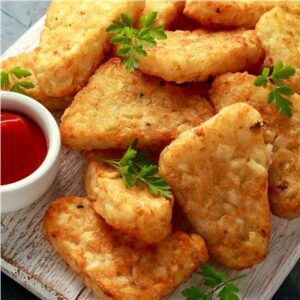 Hash Browns & Scollops