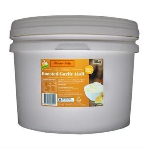SAUCE AIOLI ROASTED GARLIC 10KG WOMBAT