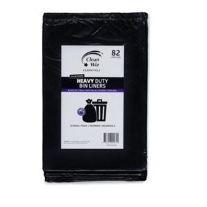 GARBAGE B/LINERS HEAVY DUTY STAR SEAL BLACK 82LT (250)