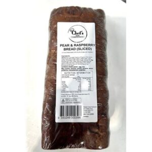 BREAD PEAR & RASPBERRY SUPER LOAF 13 SLICED 1.8KG CHEF'S HOME (7)