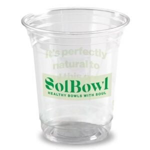 CUP CLEAR MEDIUM PET 16OZ - SOL BOWL