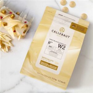CHOCOLATE WHITE CALLEBAUT CALLETS 2.5KG (8) (L8) (P24)