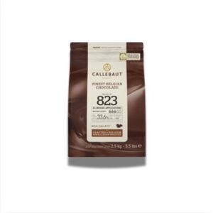 CHOCOLATE MILK CALLEBAUT CALLETS 2.5KG (8) (8) (L8) (P24