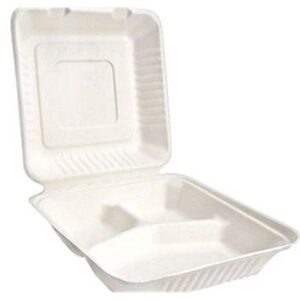 BIOWAY-SUGAR CANE 3 COMPARTMENT DINNER (200)