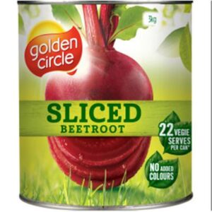 BEETROOT SLICED 3KG GOLDEN CIRCLE (3) (L16) (P96)