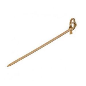 BAMBOO SKEWERS LOOPED (12CM) (250) (20PKT IN CTN)