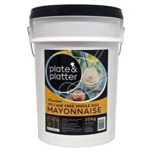 MAYONNAISE W/EGG PLATE AND PLATTER 20kg