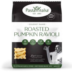 RAVIOLI ROASTED PUMPKIN 750GM (10) PASTA ITALIA