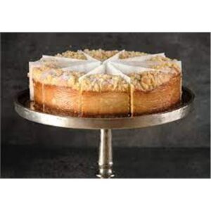 CAKE BAKED RICOTTA CAKE SLICE 8" LOOMAS CAKES (10)
