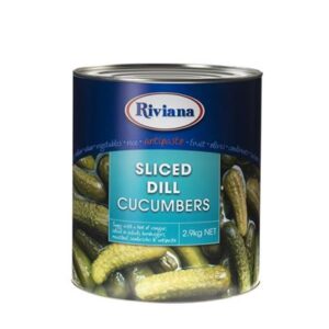 DILL CUCUMBERS SLICED RIVIANA 2.9KG (3)