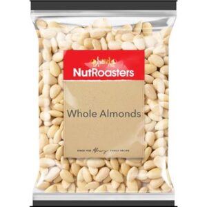 ALMONDS WHOLE BLANCHED NUTROASTERS 80OG (12)