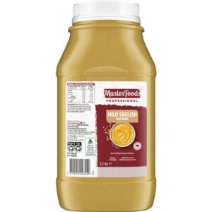 MUSTARD MILD ENGLISH MASTERFOODS 2.5KG (6)