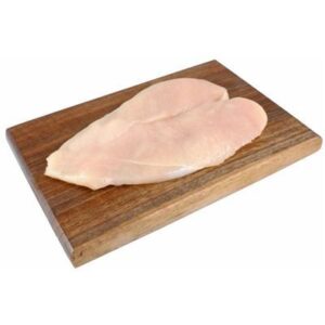 CHICKEN BREAST SLICED #BFGTB SCHNITZEL CUT FILLET 120GM 6KG BAG