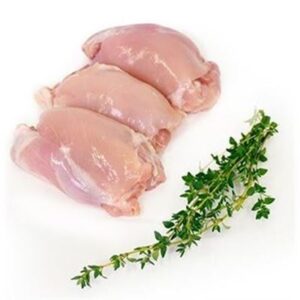CHICKEN THIGH FILLET S/OFF DICED 6KG BAG #TFDS