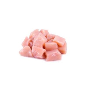 CHICKEN BREAST DICED 20X20 CUT 6KG BAG #BFDS