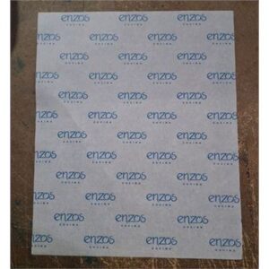 ENZOS 1/2 CUT GREASE PAPER 330X400 50PK X1000 (CUSTOM PRINT)