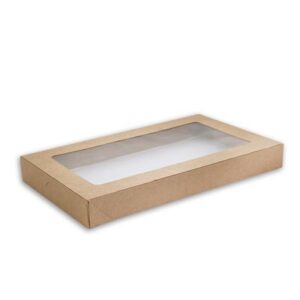 LID EXTRA SMALL KRAFT TRAY 1 CATERING BOX (100)