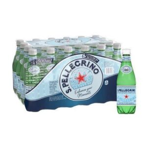 PLASTIC SAN PELLEGRINO NATURAL SPARKLING MINERAL WATER (PET) 24X500ML (10) (P40)