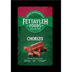 BEEF CHORIZO SAUSAGE FETTAYLEH 10X400GM