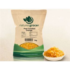 ORANGE CANDIED PEEL DICED NATURES GROCER 1KG (10)