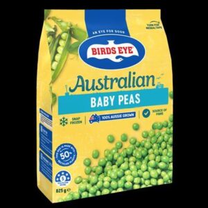 BABY PEAS FROZEN BIRDS EYE 12X825GM
