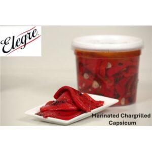 MARINATED CHARGRILLED RED CAPSICUM ELEGRE 2KG (4)