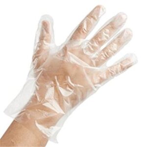 GLOVES (PE) POLYETHYLENE LARGE - ONE SIZE FITS ALL 500PK (20)