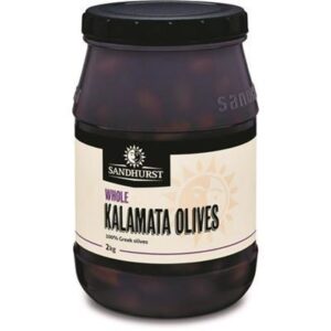 OLIVES KALAMATA WHOLE SANDHURST 2KG (6)  (L13) (P52)