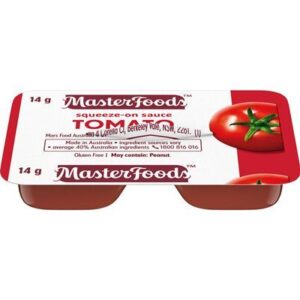 SAUCE SQZ PTNS TOMATO MASTERFOODS 14GM X 100