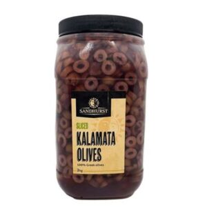 OLIVES KALAMATA SLICED 2KG (6)  (L13) (P52)