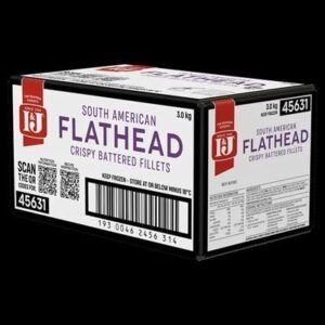 FISH CRISPY BATTERED FLATHEAD I&J (60X50GM) 3KG