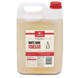 VINEGAR WHITE WINE 5LT (2) SANDHURST (L24) (P72)