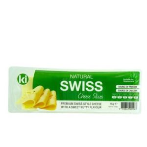 CHEESE SWISS SLICES KEBIA 1KG (6)
