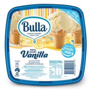 ICE CREAM VANILLA REAL DAIRY BULLA 4LT (4)