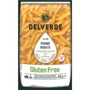 PASTA PENNE RIGATI GLUTEN FREE DELVERDE 400GM (9)