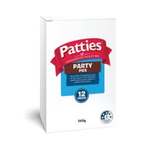 PARTY PIES PATTIES 6X12 (560GM)