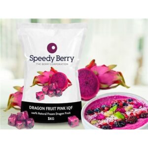 DRAGON FRUIT RED DICED 15X15MM (PITAYA) SPEEDYBERRY (10)