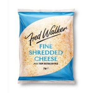 CHEESE FINE SHREDDED TASTY FRED WALKER 2KG (6)