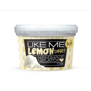 LIKE ME LEMON SORBET BRAVO GELATO 6X750MLS