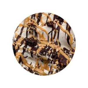 PEANUT BUTTER WITH CARAMEL FUDGE & CHOCO GELATO BRAVO 5LT