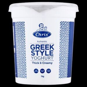 YOGHURT GREEK STYLE CHRIS' 1KG (6)