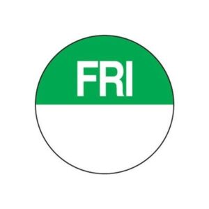 DAY DOT LABELS FRIDAY 500X40MM