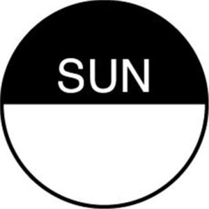 DAY DOT LABELS SUNDAY 500X40MM