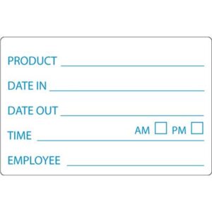LABEL REMOVABLE 49X75MM DATE IN/OUT