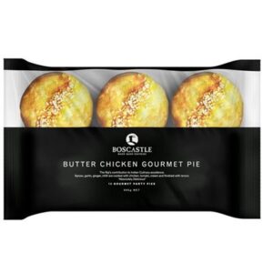 BUTTER CHICKEN PARTY PIE 55GM 4X12 BOSCASTLE