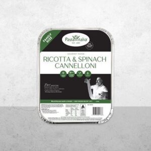 PASTA CANNELLONI RICOTTA & SPINACH IQF 2x20 (NO SAUCE)  PASTA ITALIA