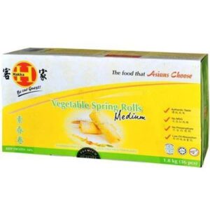 SPRING ROLL MEDIUM VEGETABLE HAKKA 36X50GM (8)